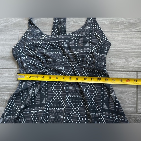 Prana geometric black tank dress, size small! Athleisure, Comfort & Lounge••• - Picture 16 of 16